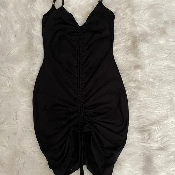 plain black short dress Black Simple A-line Homecoming Dress, Sweet 16 Dress, Short Prom Dresses,  MH115